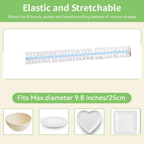 Clear Multi-color Fresh-Keeping Disposable PE Cling Film Food Storage Cover for Kitchen Use Universal Fit Health