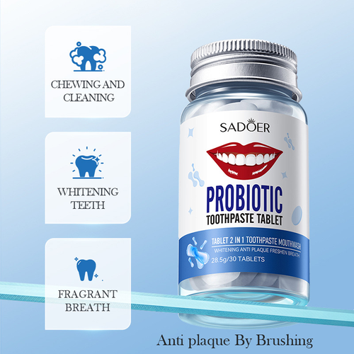 Good Quality Oral Care Travel Size Solid Whitening De Yellowing Anti Plaque Freshen Fragrance Breath Toothpaste Tablet