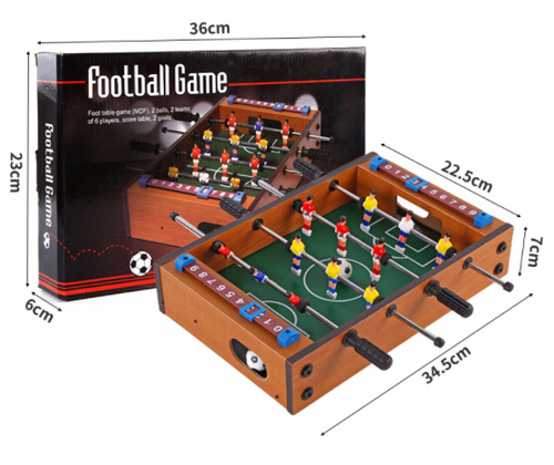 Mini Wooden Indoor Football Table Children's and Parent-child Interactive Toy Table Football Birthday Gift Football Machine