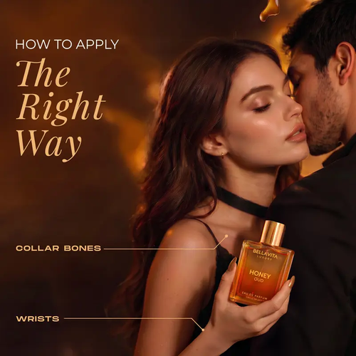 Bella Vita Luxury's Honey Oud  Eau de Parfum 100ml (3.4 fl oz)  Patchouli, Vanilla, Bergamot  Floral & Spicy  Made with Clean & Vegan Essentials Oils  Cruelty Free Fragrance Perfume