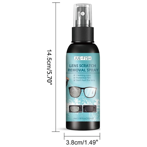 Lens Scratch Removal Spray Eye Glasses Cleaning Spray Phone Screen Helmet Scratch Repair Spray 100ml Eyewear Accessories