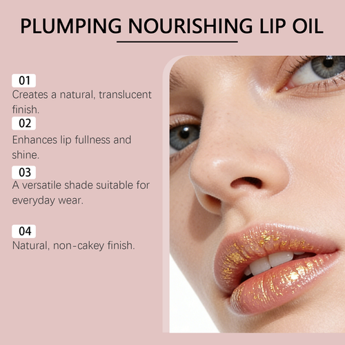 Gold Foil Temperature-change Moisturizing Lipstick Daily Lip Care Smooth and Rosy Lips Lightweight, Not Oily, No Stain on Cup
