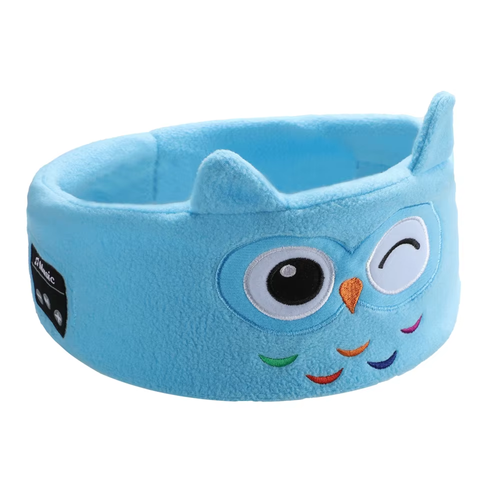 Kids' Sleep Mask Headphones – Bluetooth 5.0 Stereo Music Player with Hands-Free Support – Soft Musical Headband – Sleep Aid