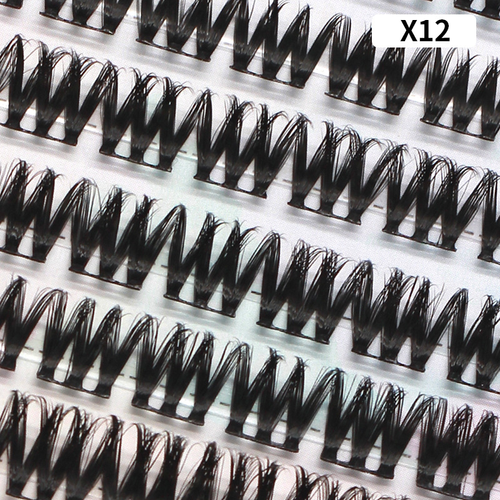 Eye Lashes High Quality Cluster Lashes DIY Eyelash Extension Precut Volume Individual Eyelash Cluster Lashes Kit 90 clusters box