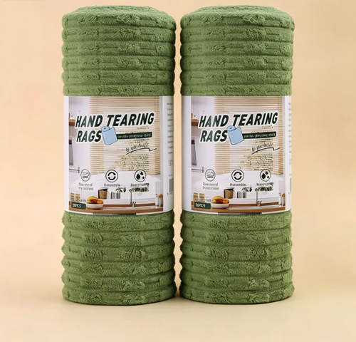 20*2 Pack Reusable Microfiber Kitchen Cleaning Towels Roll Washable Ultra Absorbent Dish Rags for Car