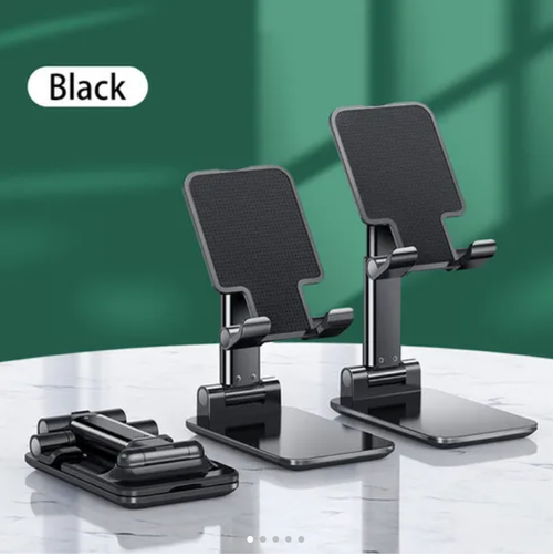 Universal Angle Height Adjustable Mobile Phone Holder Foldable Phone Desktop Bracket Smartphone Tablet Stand Bed ABS Material