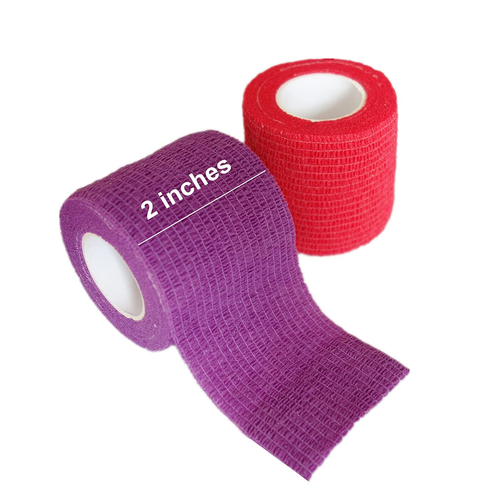 Customized Sports Athletic Self Adhesive Elastic Cohesive Bandage to Provide Support, Protect Joints.