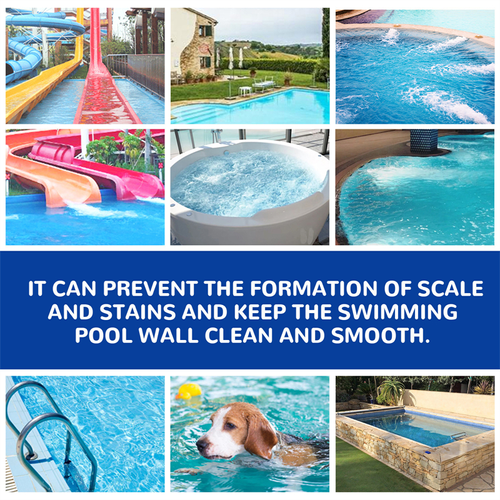 Multi-purpose Effervescent Cleaning Tablets for Pools: Clarifies Water, Eliminates Odors, and Removes Stains
