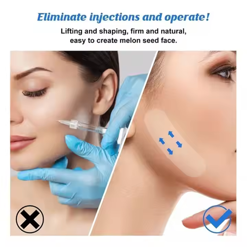 Invisible Face Lift Tape High Elasticity V-Shape Facial Lifting Stickers Waterproof Breathable Makeup Tools for Sagging Skin