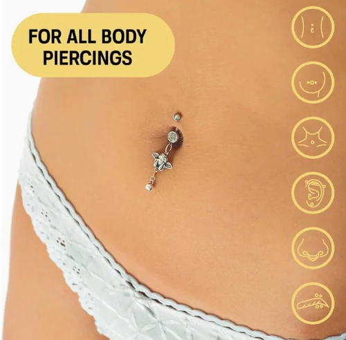 Private Label Body Care Soothing Essential Oil Piercing Bump Solution Mild Effective Speeds Healing Piercing Drops Body Care