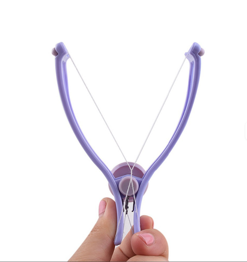 Hot Sell Reusable Plastic Beauty Salon Facial & Body Hair Remover Threading Epilator Tool for Women