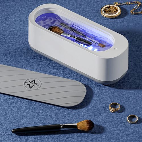 Portable Rechargeable Mini Ultrasonic Cleaner Waterproof Ultrasound Vibrator Cleaning Box for Jewelry Household Car Items