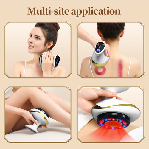 Handheld Vacuum Suction Gua Sha Device Body Back Guasha Massage Electric Rechargeable Smart Cupping Therapy Massager