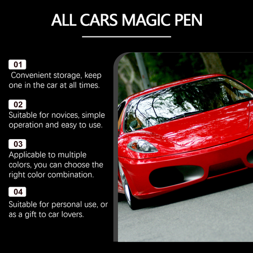 RAYHONG Hot Selling Car Paint Mild Cleaning Polishing Scratch Repair Pen with Liquid Shape Stocked Refurbishment Car Magic Pen
