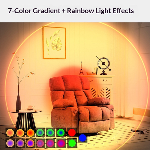 Modern Contemporary ABS Indoor USB Charging LED Wall Switch Control Multi-Color Temperature Bedside Decorative Atmosphere