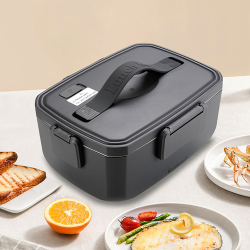 Large Capacity Car Double Electric Lunch Box Electric Heated Lunch Box Stainless Steel Portable Insulated Lunch Box