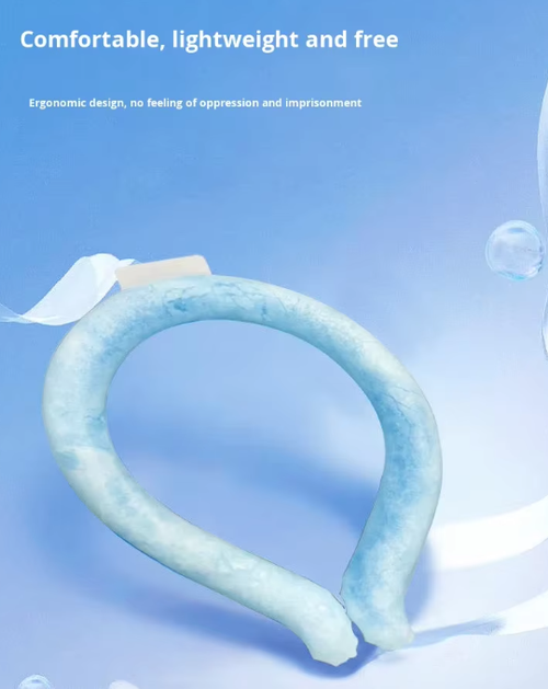 World Cup Summer Cooling Ice Ring Neck Collar  2026 Trending PCM Cooling Neck Ring Reusable Wearable Ice Pack for Adults Kids Pets Outdoor Sport Summer Cooler Tube Ice Collar