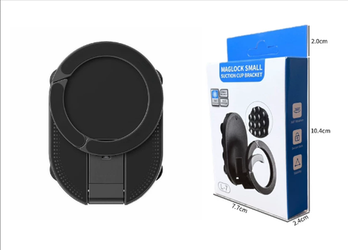 Magnetic Foldable Phone Stand Universal 360° Rotation Desktop Mobile Holder With Suction Cups at the Bottom