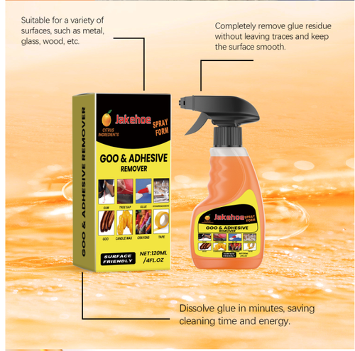 Multi-Purpose Adhesive Remover Effortlessly Removes Sticky Residue, Adhesive Labels, and Double-sided Tape Without Leaving Marks