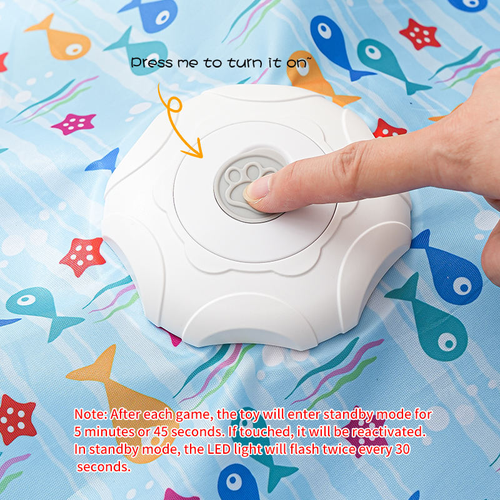 2 in 1 Hide and Seek Game Cat Toys Cat Hunting Cover Toy Moving Concealed Feathers Hidden in Bag Cat Exercise Play Pet Supplies