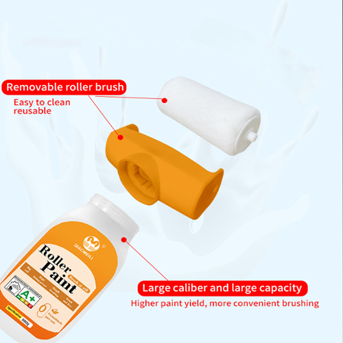 Water-based Resin Liquid Coating Wall Paint Tool with Roller Brush for Household Wall Repair and Cleaning