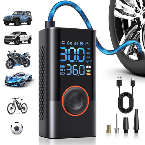 Digital Air Compressor Air Pump 150psi Car Tyre Pump Air Compressor Electric Tire Inflator Portable Tyre Inflator for Car Bike No reviews yet