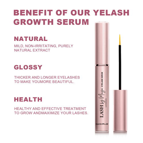 Korean Eyelash Growth Private Logo Liquid Lash Eyelash Serum Growth Treatments Vegan Bio Activating Eyebrow and Eyelash Serum