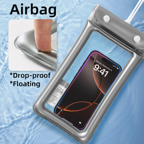 Universal Size PVC Airbag Floating Zipper Sealing Mobile Phone Waterproof Storage Pocket Pouch Pack Water Proof Bags Case