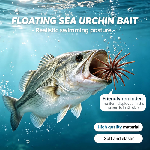 10PCS Urchin baits for bass Fishing, Creature Dice Soft Lures