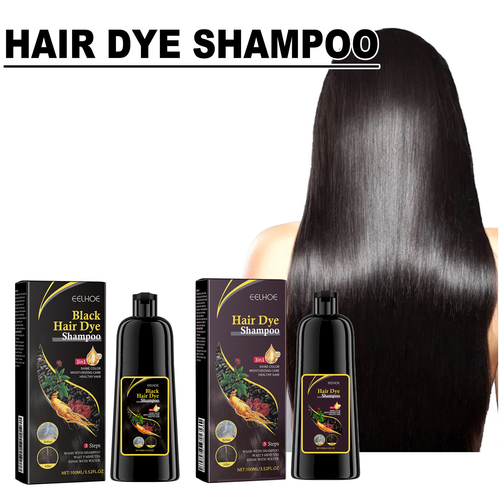 100ml Black Hair Repair Moisturizing Cream Shampoo Polygonum Multiflorum Essence Herbal Formula 3-in-1 Cleansing Repair for All