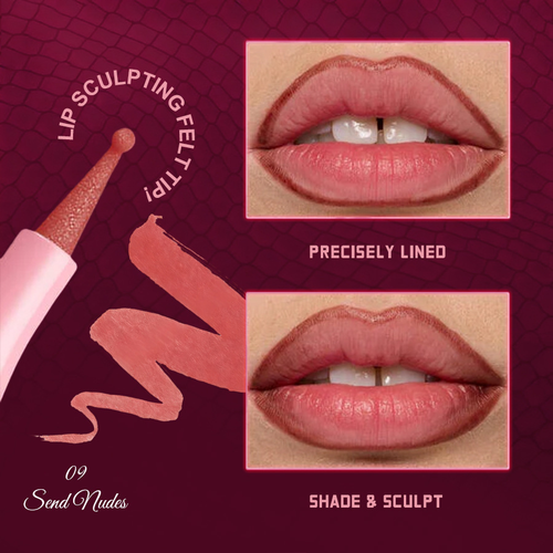 Natural Color Payoff Long-wearing Smudge-resistant Smooth Application Round-tip Lip Makeup Pencil