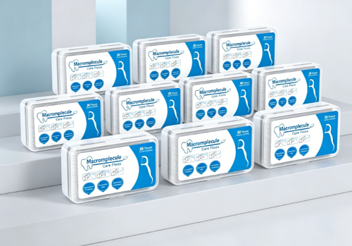 Ultra-fine Biodegradable Polymer Disposable Dental Floss Picks  50 Boxed Independent Packaging