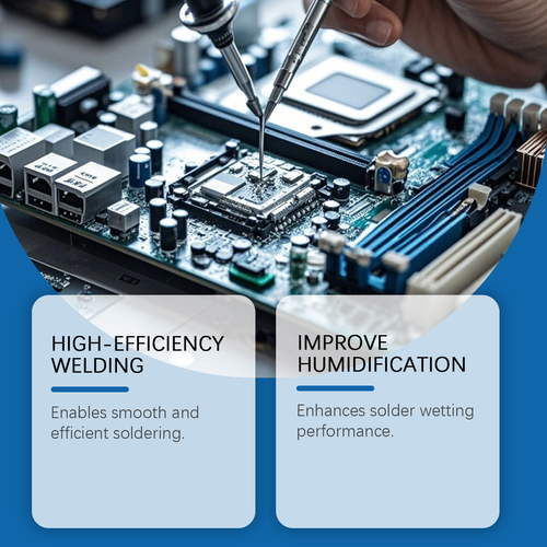 JUE FISH Soldering Flux – Thermally conductive  removes oxidation cleans aids in soldering suitable for home electronics repair and general soldering tasks