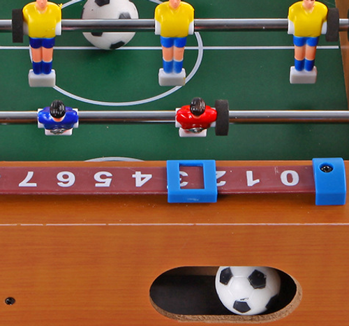 Mini Wooden Indoor Football Table Children's and Parent-child Interactive Toy Table Football Birthday Gift Football Machine