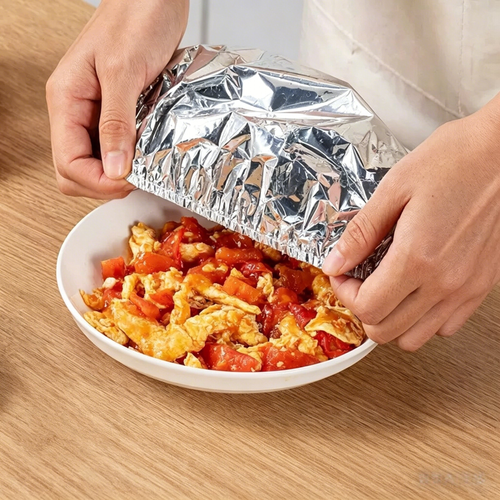Reusable Insulated Food Cover, Used As a Heat-insulating Wrapping Film for Tableware, Dishes and Cookware 100Pcs