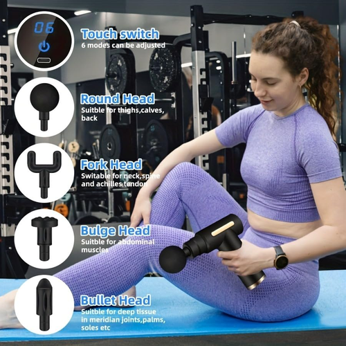 Percussion Deep Tissue Vibration Body Fascial Muscle Massage Gun