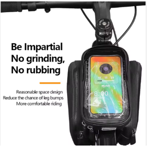 Multifunctional Waterproof Touchscreen Hard-Shell Phone Bag — Bicycle Mountain Bike Front-Mount Phone Holder Bag