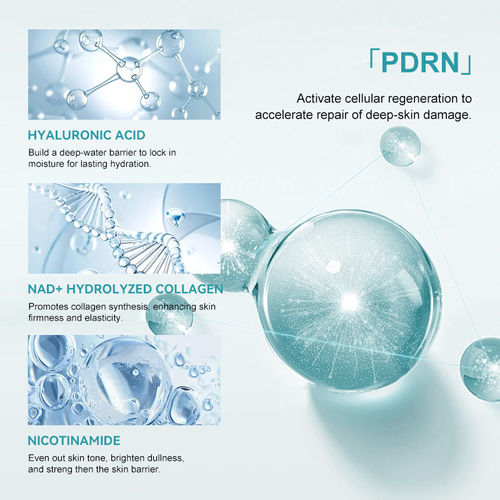 For Korean Skincare Heartleaf Toner Serum Cream Cleanser Hyaluronic Acid PDRN Niacinamide Peach 77% Acne Care Face