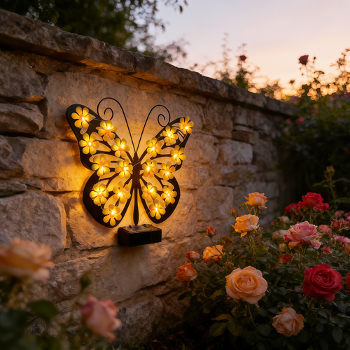 Solar Outdoor Butterfly Decorative Lamp Villa Garden Courtyard Landscape Atmosphere Villa Decoration