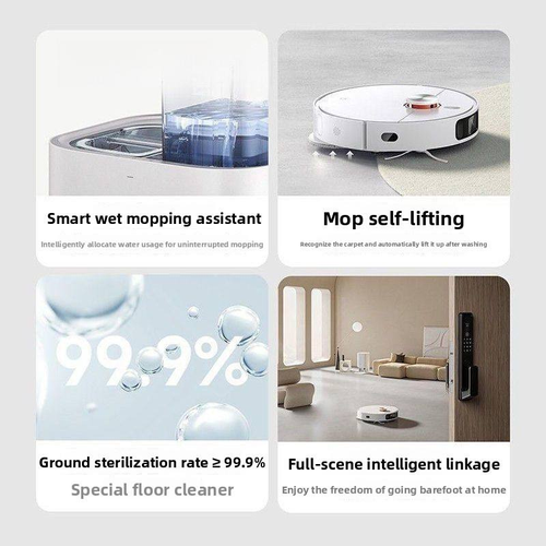 Intelligent Mini Vacuum Cleaner,Smart Sweeping Machine,Integrated Suction, Sweeping and Mopping Household Floor Cleaning Robot Pink