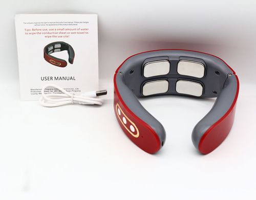 U Shape Shoulder Neck Massager Pain Relief Intelligent Wireless Electric Portable Deep Tissue Point Massager with Hot Compress