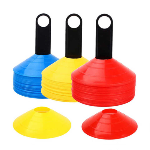 Agility Cones Training Set PE Material Durable Football Drill Kit with Disc and Marker Cones for Sports