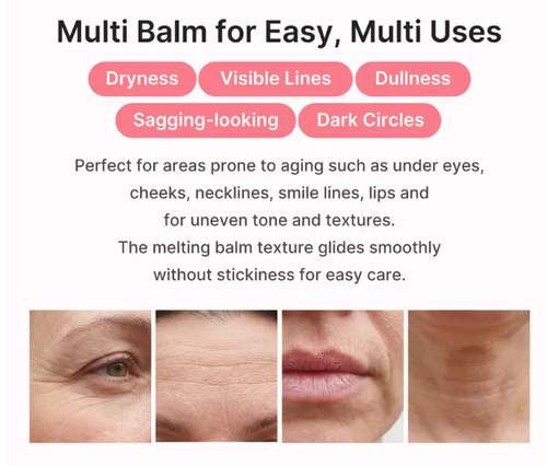 PDRN Pink Collagen Volume Multi Balm  All In One Volufiline, PDRN, NAD Stick for Youthful-Looking, Helping Look of Fine Lines, Firming Care, Anti-Aging Care  For Under-Eyes, Neck, Forehead, Smile Lines, Lip Care