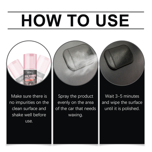 New Multifunctional Car Interior Care Wash Foam Leather Cleaner Spray Car Seat Interior Polishing Agent
