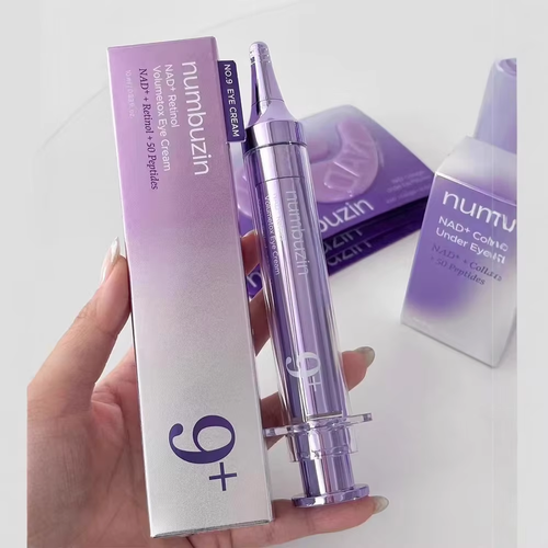 NAD+ Retinol Eye Cream 50 Peptides Anti-Wrinkle Eye Serum Reduce Dark Circles, Puffiness & Under Eye Bags for Youthful Eyes