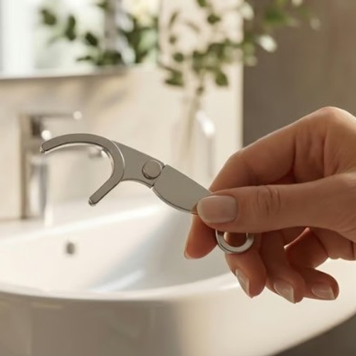 Stainless Steel Dental Floss - Exquisite Oral Care, Keep Clean Anytime, Anywhere Includes 50m of dental floss.