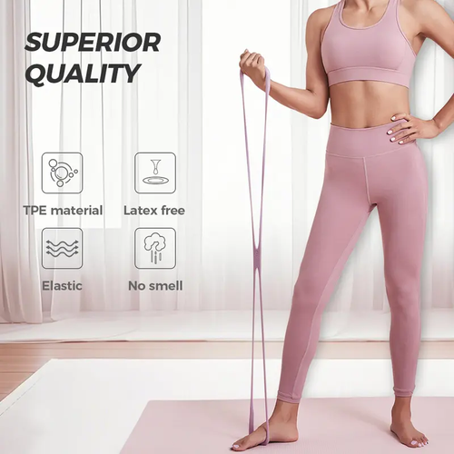 Exercise Bands for Women 8 Shaped TPE Material for Arms Chest Expander Yoga Gym Fitness Muscle Training SummerVibes