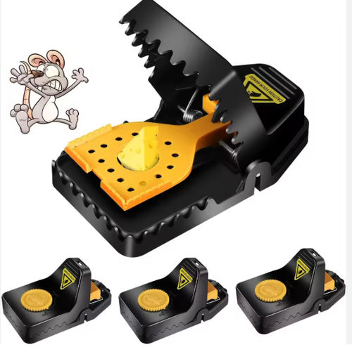 Large Reusable ABS Plastic Mouse Trap Indoor Outdoor Animal Rodent Traps Kitchen Bathroom Mice Control Repeller Rats Plastic