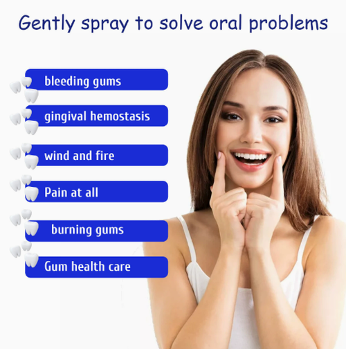 Oral Care Toothache Spray Gum Pain Soothe Canker Sores Swollen Gums Spray Gums Teeth Repairing 20ml