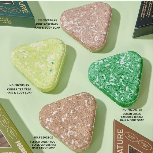LovSens Usma Herb Soap 2 in 1 Hair Body FORMBO Inspired Herbal Oil Control Gentle Cleansing Daily Care Soap Two Per Set